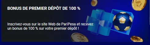 L'offre de bienvenue sport de Paripesa